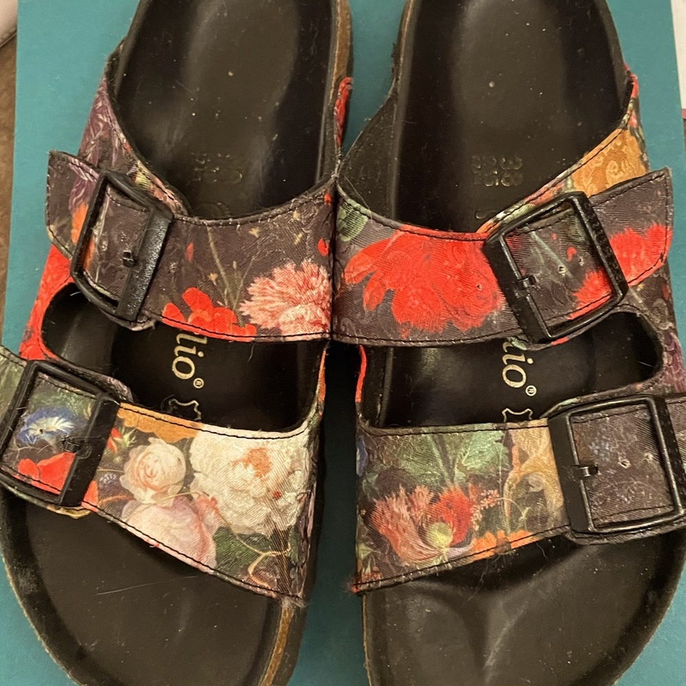 Size 38 Birkenstock Pappilio cloth upper